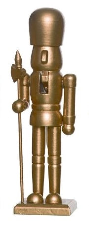 Small Wood Gold Nutcracker Asst.