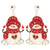 Christmas Scarfed Snowman Post Earrings