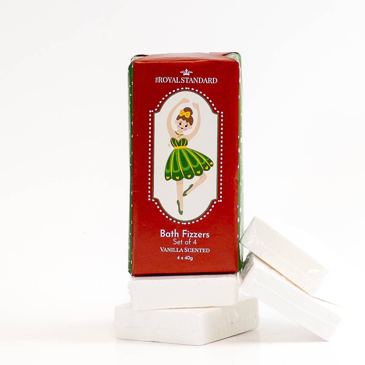 Christmas Ballerina Bath Fizzers - Vanilla Scented