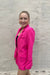 Blu Pepper Sarah Classic Blazer - Fuchsia