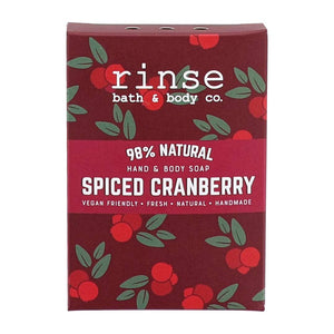 Rinse Holiday Mini Soap - Spiced Cranberry