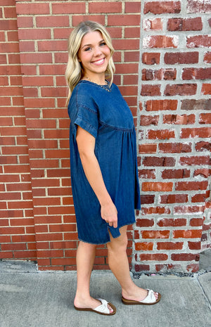 Kori That Special Moment Denim Shirt Dress