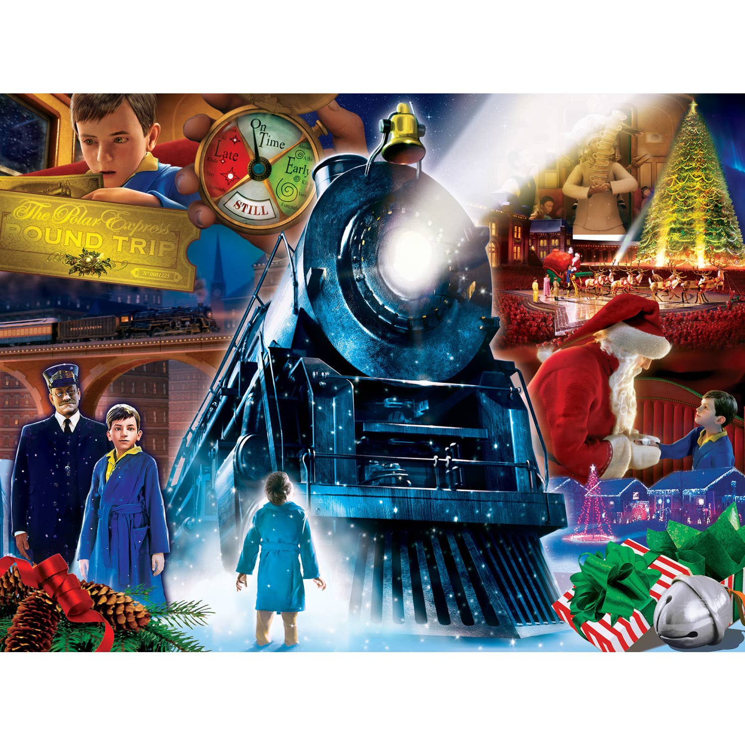 The Polar Express - Ride 550 Piece Glitter Puzzle