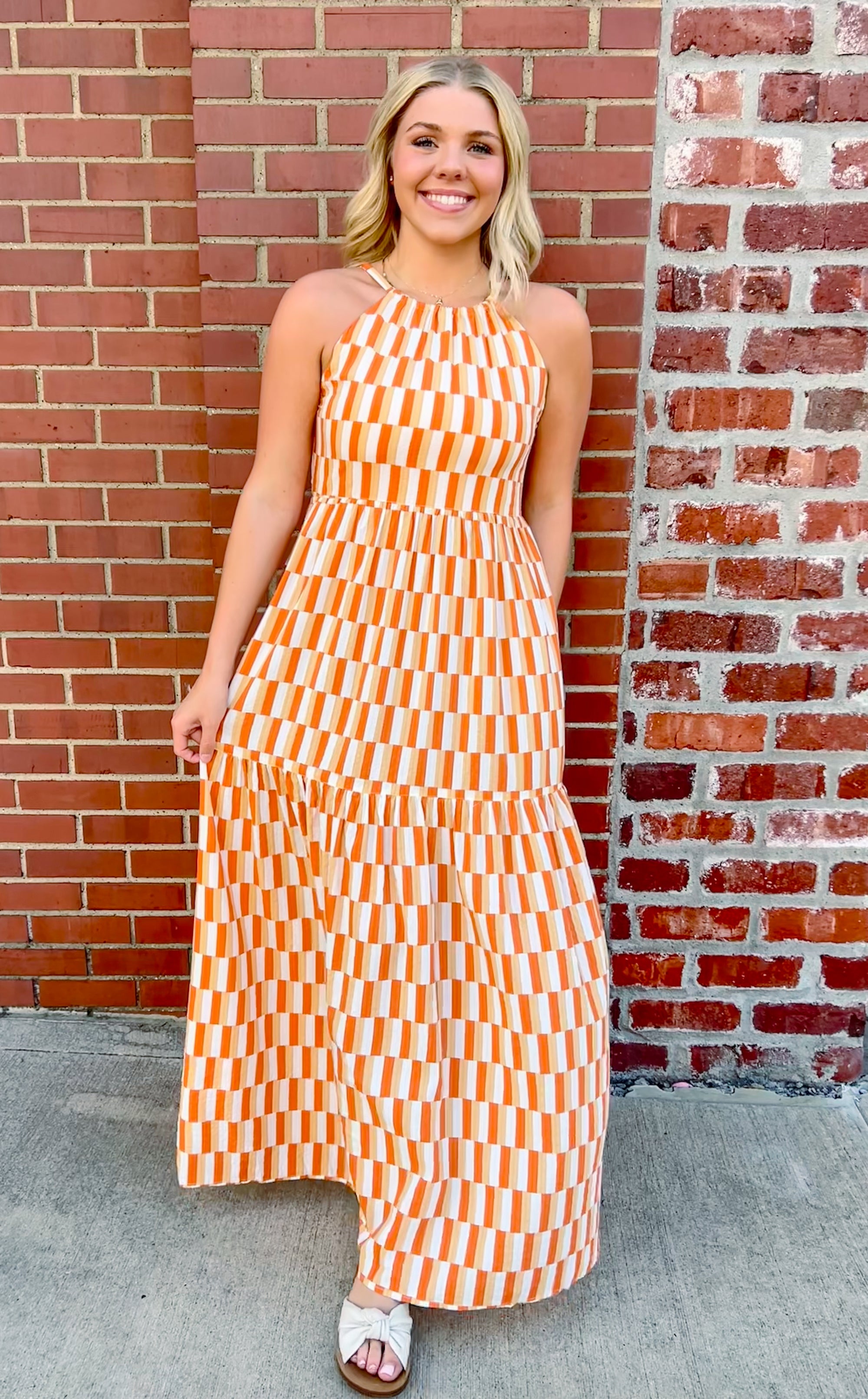 Kori Candy Corn Princess Maxi Dress