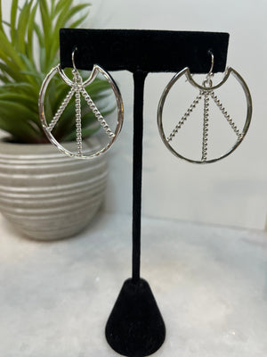 Earrings - Philosophers Circle Silver