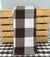 Towel - Brown & White Buffalo Plaid