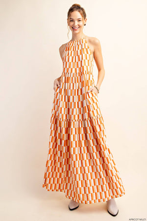 Kori Candy Corn Princess Maxi Dress