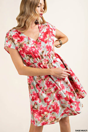 Kori Sweet Sentiments Floral Dress