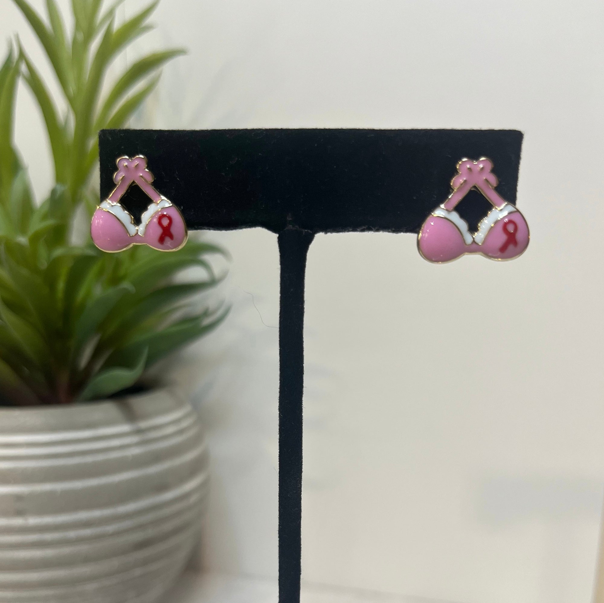 Earrings - Breast Cancer Awareness Studs