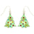 Christmas Tree Stained Glass Epoxy Earrings