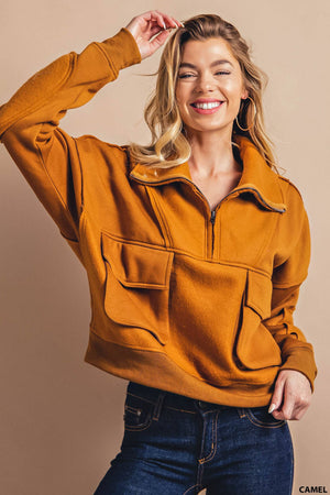 Kori Locked & Loaded Quarter-Zip Pullover