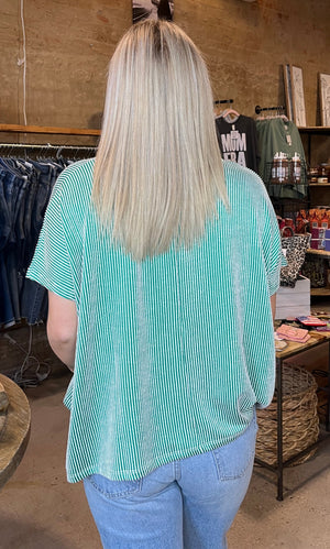 Zenana Stripe for the Pickin' Top - Various Colors!