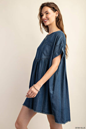 Kori That Special Moment Denim Shirt Dress