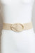 Serengeti Sass Raffia Oval Buckle Belt - Natural