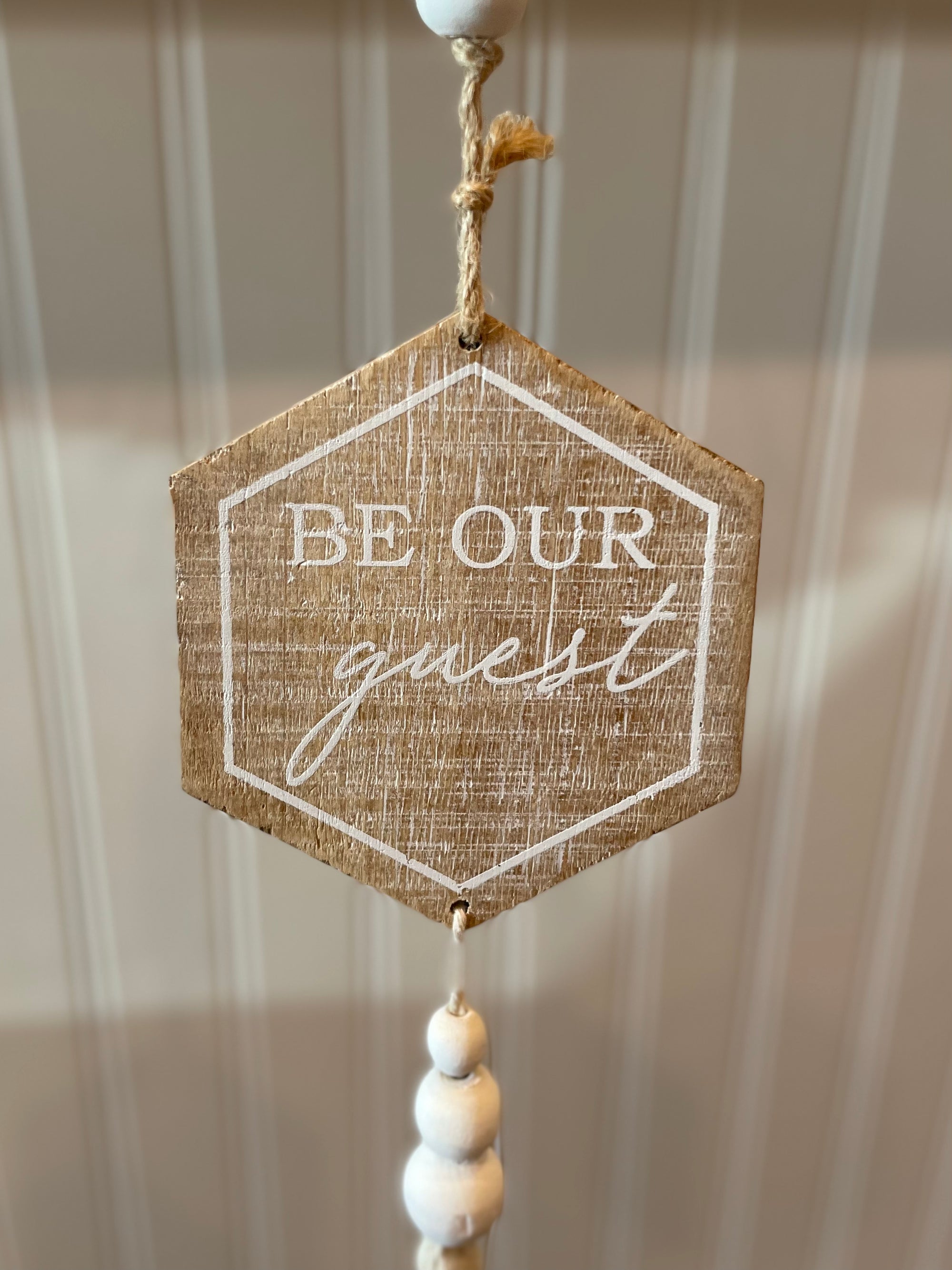 Bead Hanger- Be Our Guest