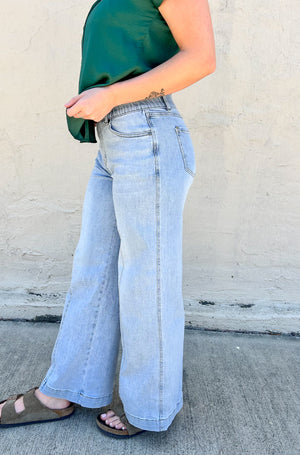 Easel Mitchell Wide Leg Jeans