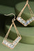 Forever Young Diamond Shaped Earrings with Glass Beads