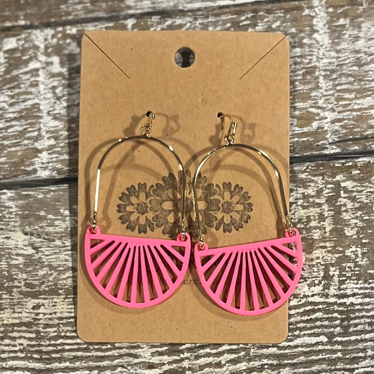 Earrings - Picket Perfect Pink