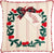 Mud Pie Pillow - Wreath Velvet Applique Pillow