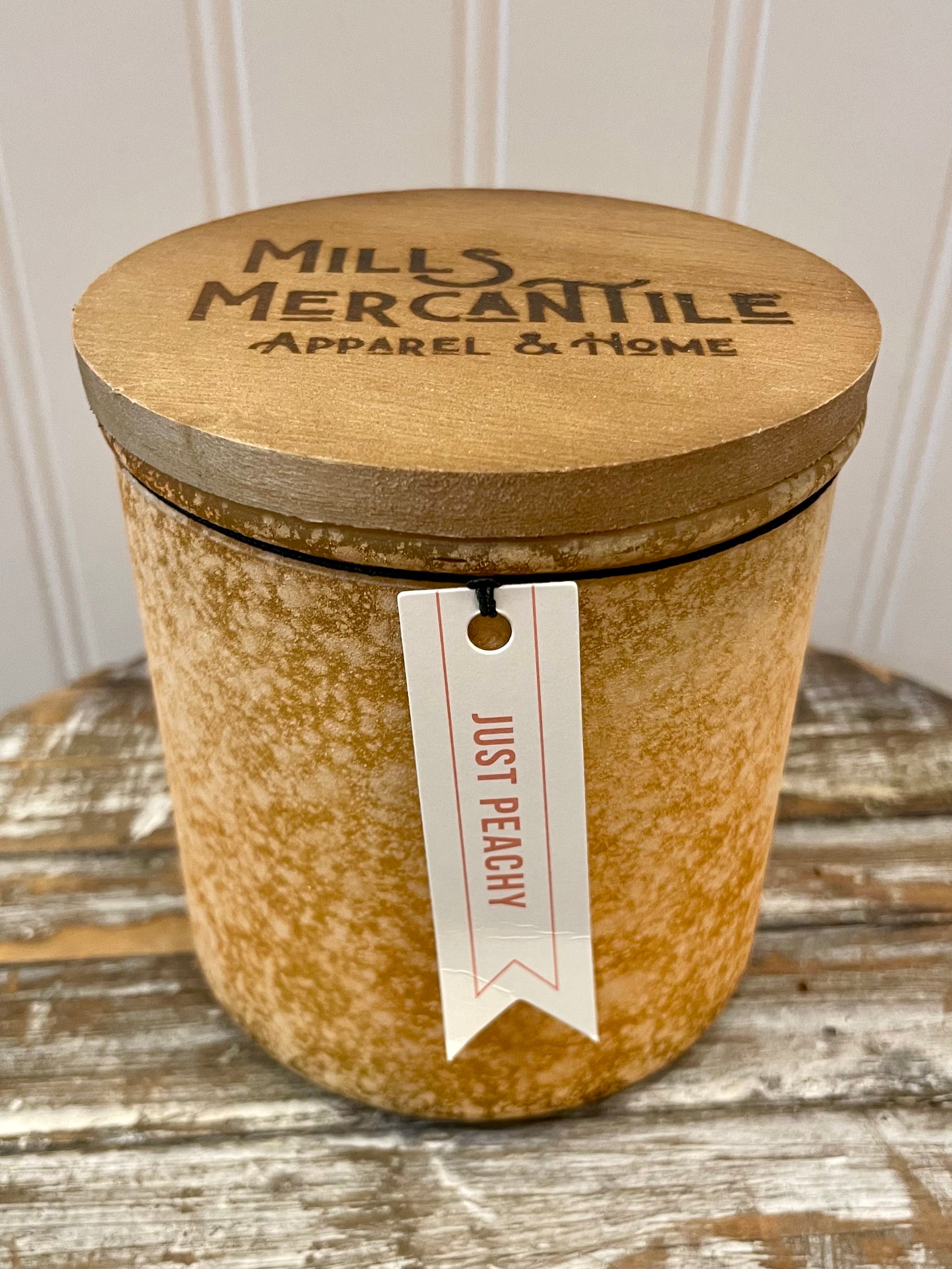 Just Peachy Scent - Mills Mercantile Candle