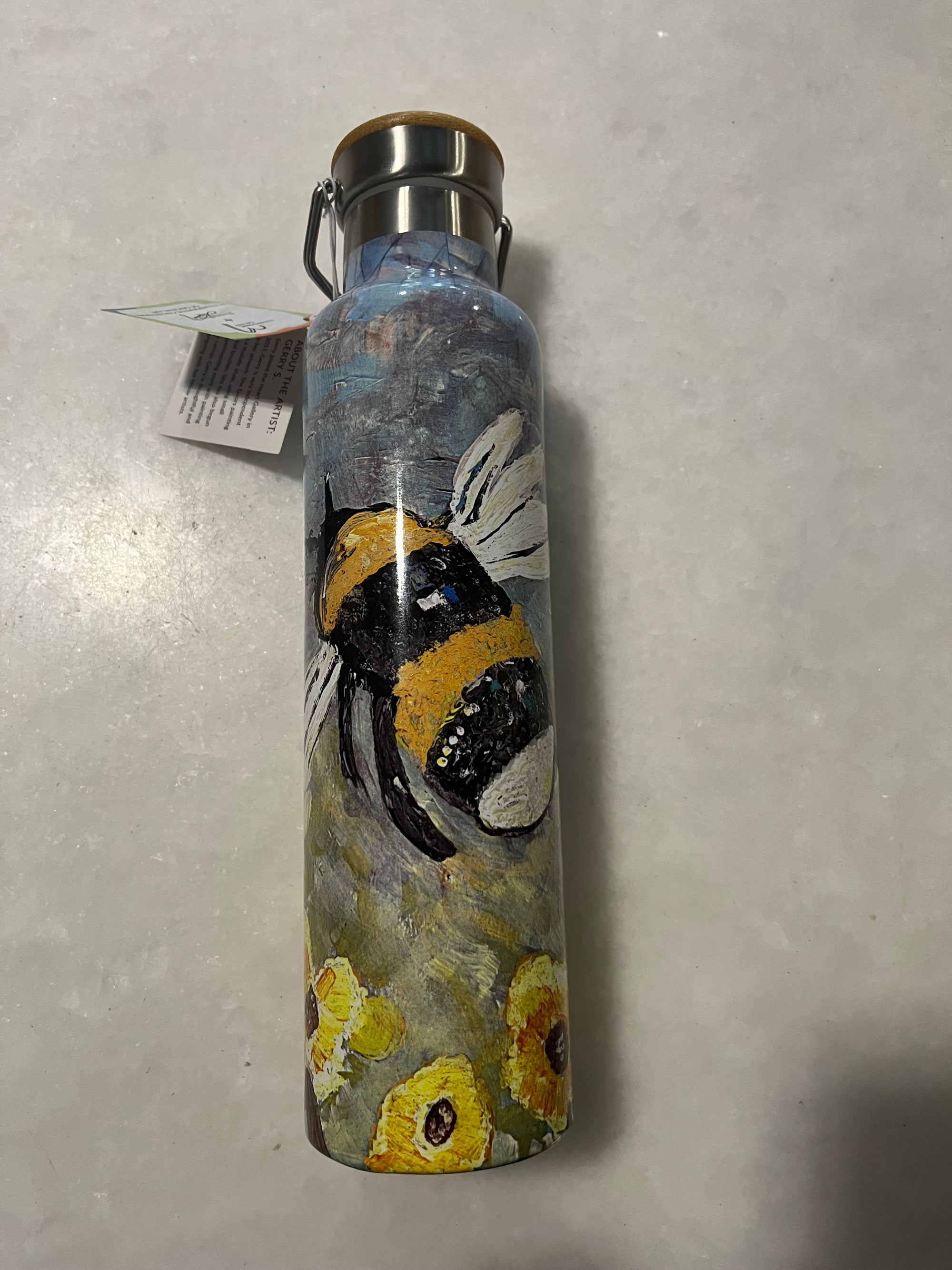 Insulated Bottle - Watercolor Bee