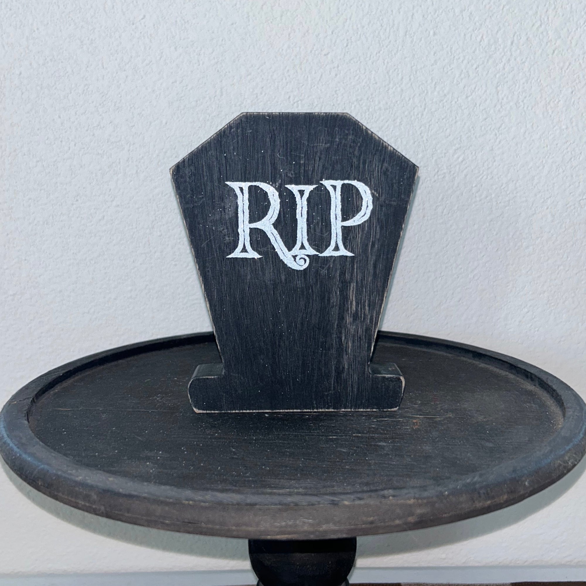 Block Sign - R.I.P. Tombstone