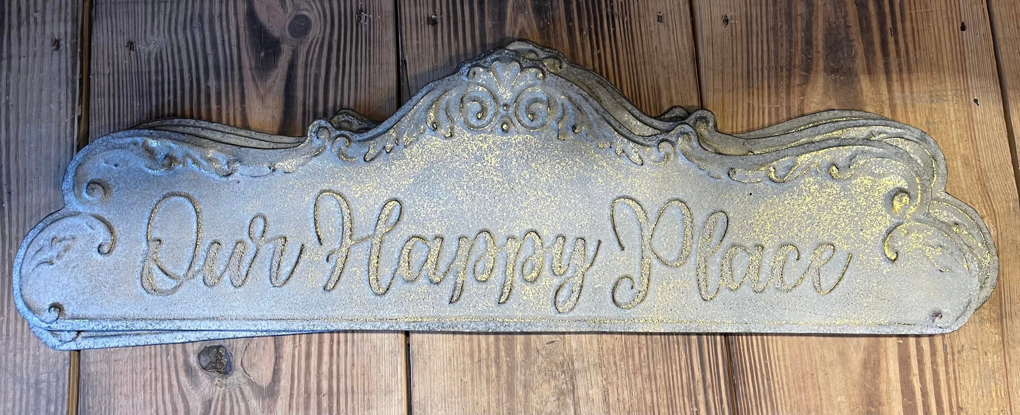 Metal Sign - Our Happy Place