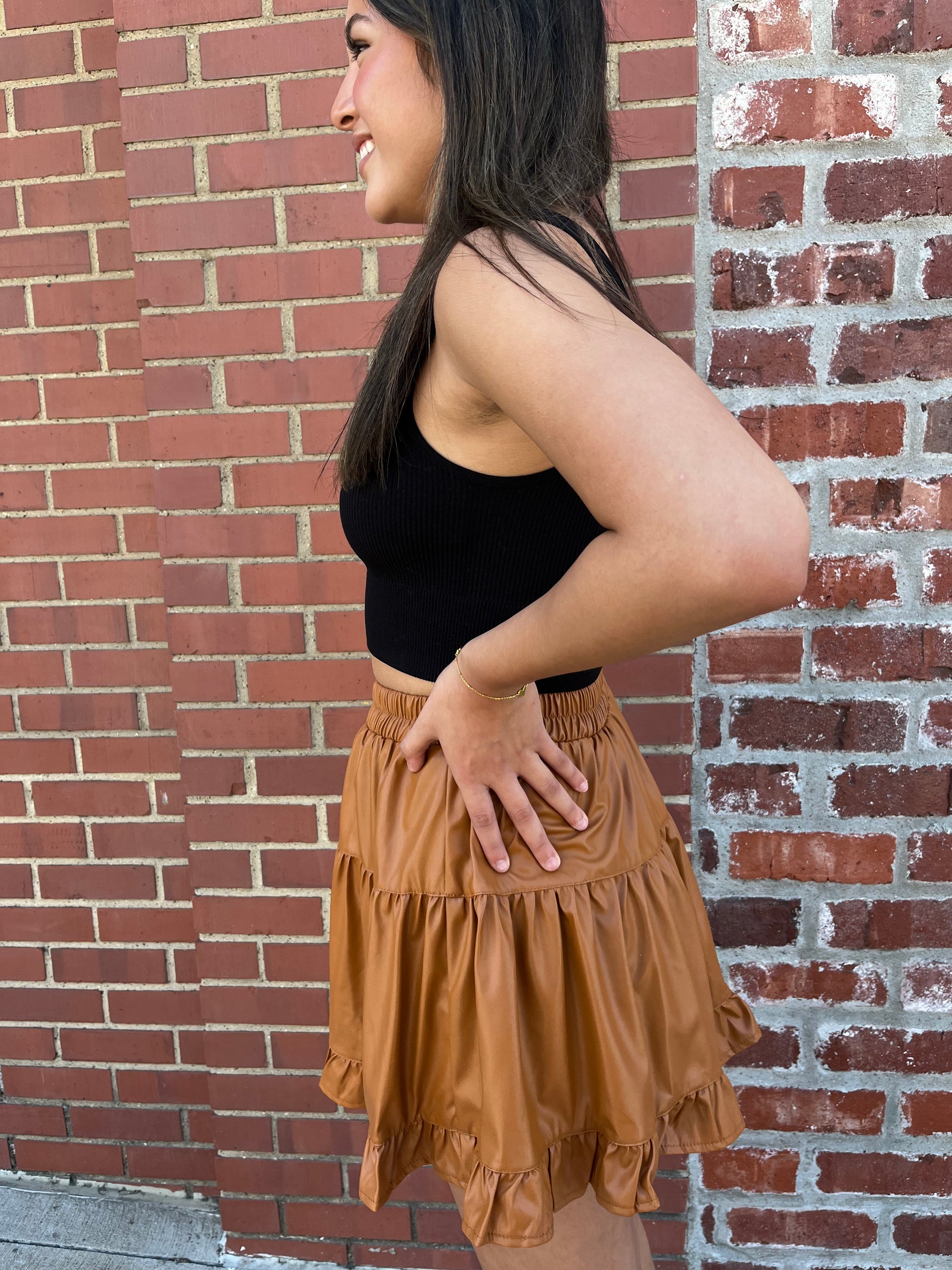 TCEC Miranda's Last Day Leather Skirt