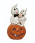 Figurine - Light Up Ghastly Pumpkin