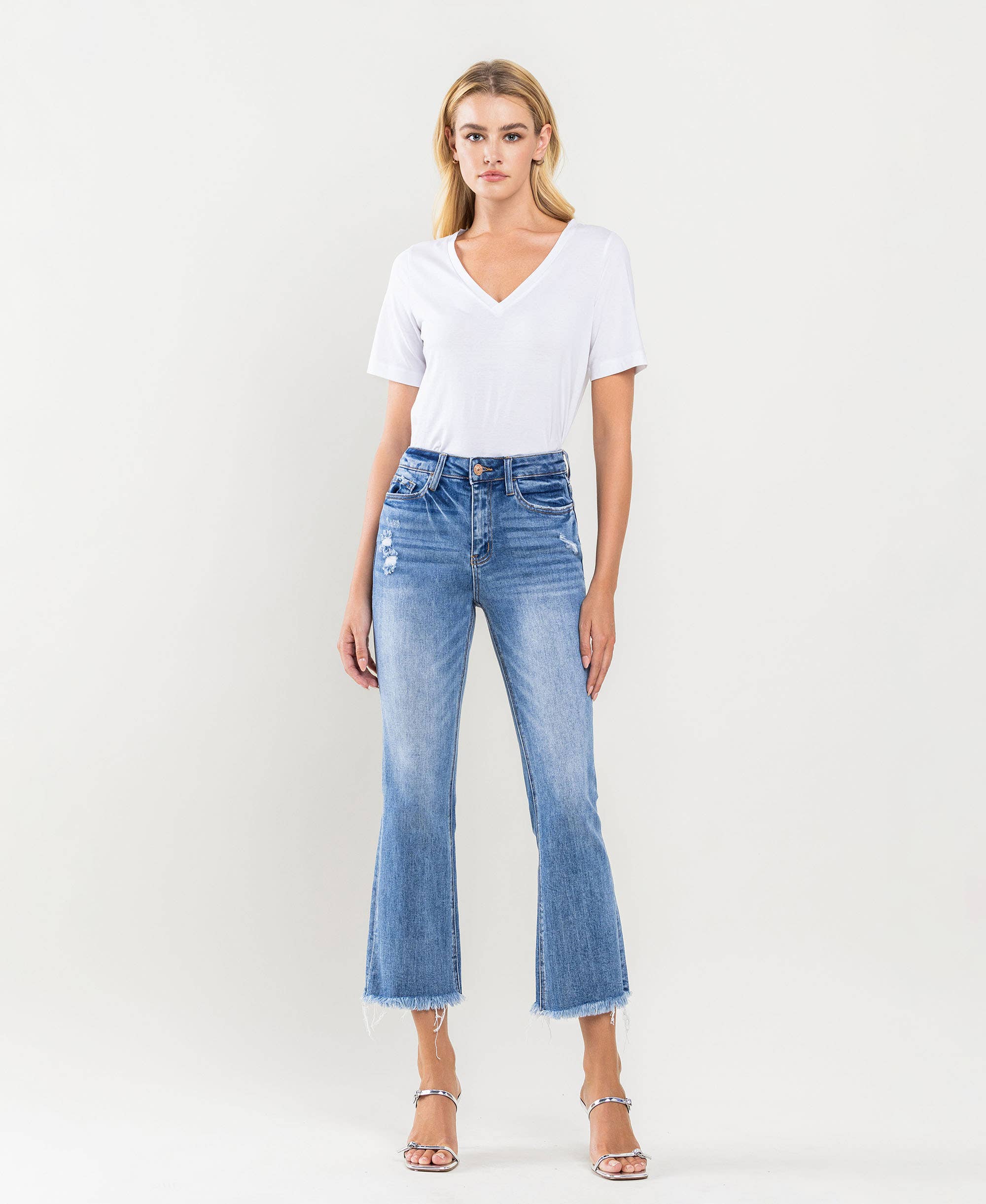 Vervet Alcott High Rise Kick Flare Jeans