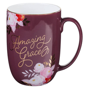 Mug - Amazing Grace Mulberry Pink