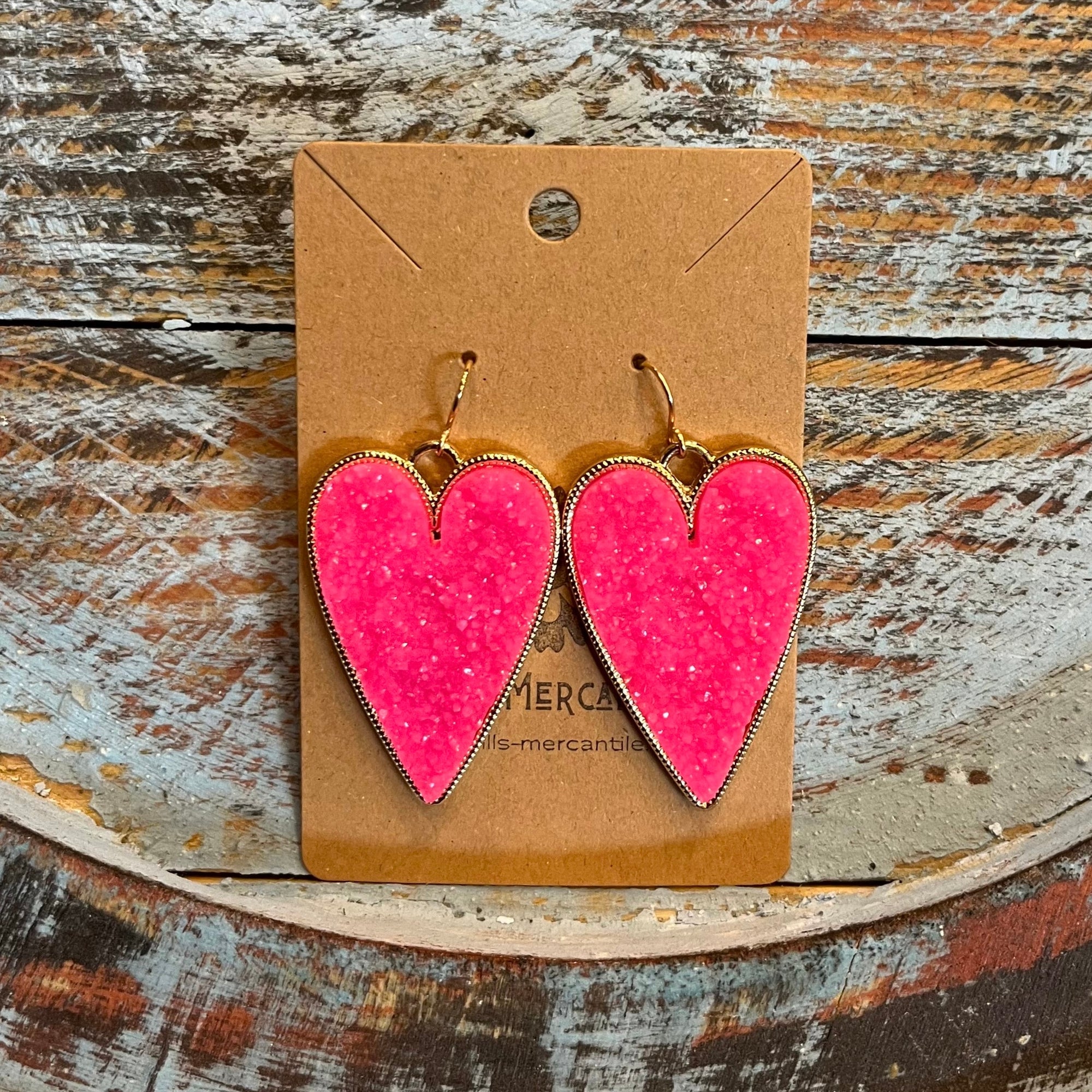 Earrings - Pink Sugar Hearts