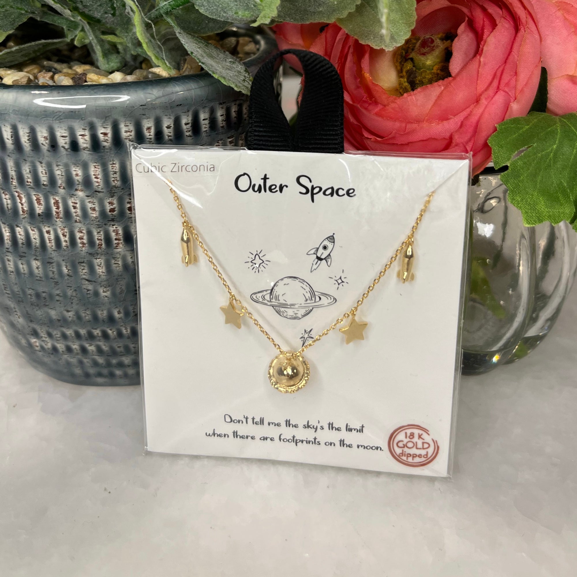 Necklace - Outer Space Gold