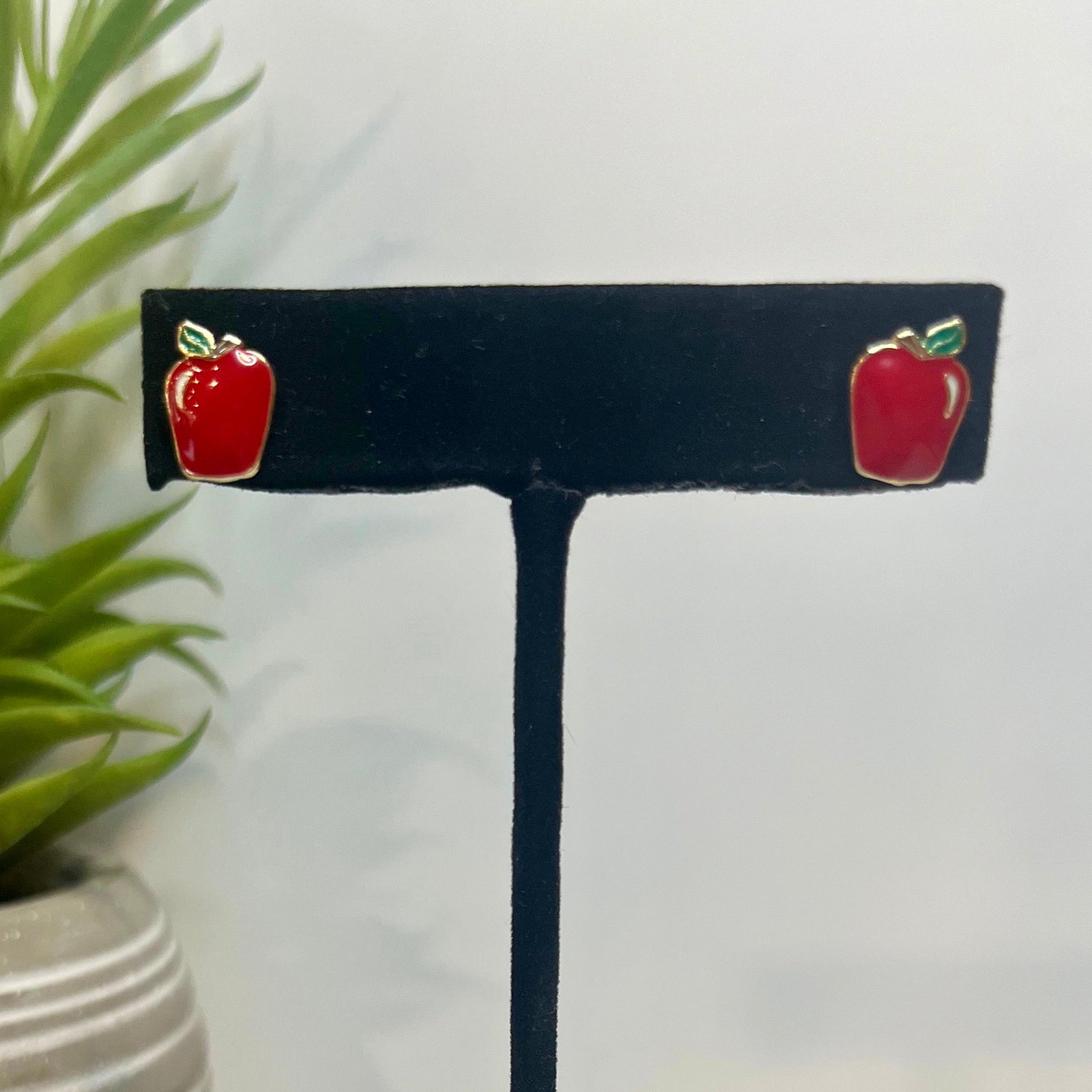 Earrings - Apple Studs