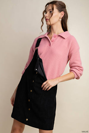 Kori A Simple Plan Buttoned Sweater