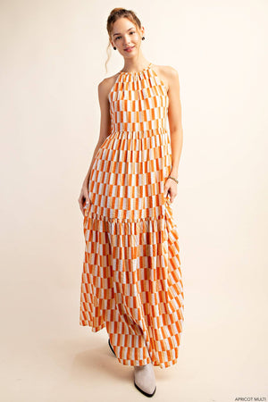 Kori Candy Corn Princess Maxi Dress