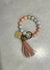 Silicone Beaded Bracelet Key Chain - Life's a Party