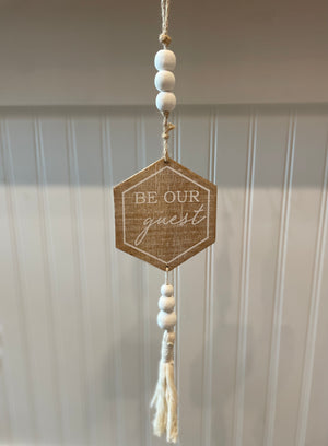 Be Our Guest Bead Hanger