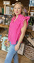 Very J Window to the World Blouse - Pink