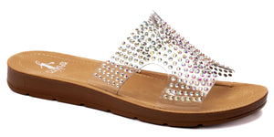 CORKYS Bogalusa Flat Sandal - Clear