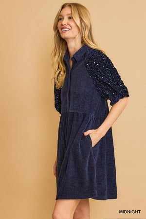 Umgee Sparkle at Midnight Dress