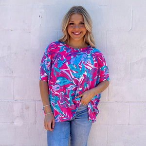 Dear Scarlett Felicity Dolman Blouse - Waikiki Wahine