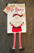 Towel - Folk Art Applique Santa Legs