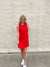 Umgee Don't Miss Out Cotton Tank Dress - Red