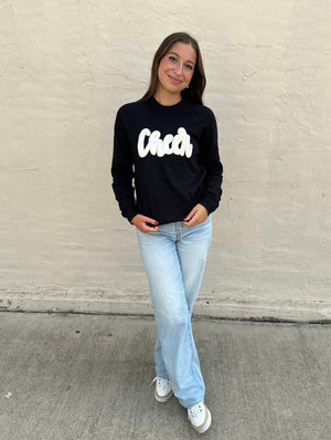 Graphic Sweatshirt - Bella+Canvas Chenille Cheer