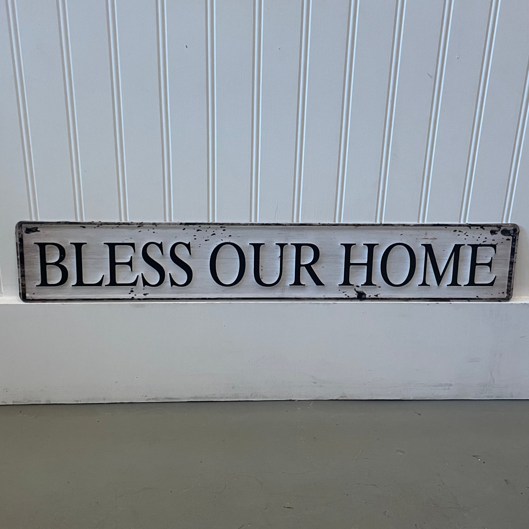 Metal Sign - Bless Our Home