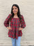 She + Sky North Pole Tartan Plaid Top