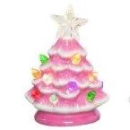 Mini Light Up Retro Christmas Trees