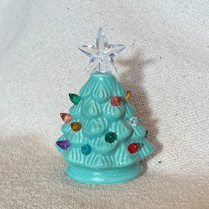 Mini Light Up Retro Christmas Trees