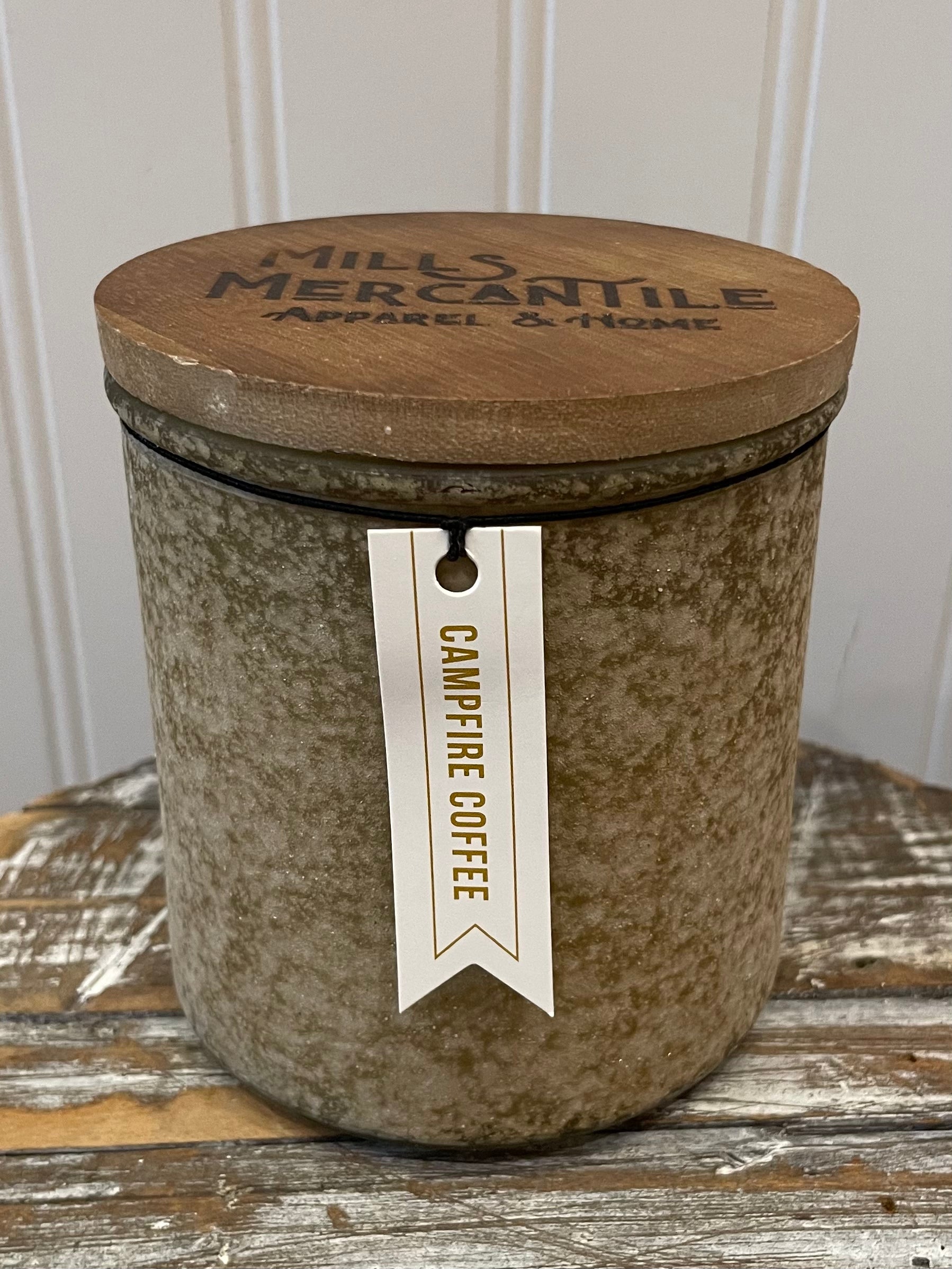 Campfire Coffee Scent - Mills Mercantile Candle